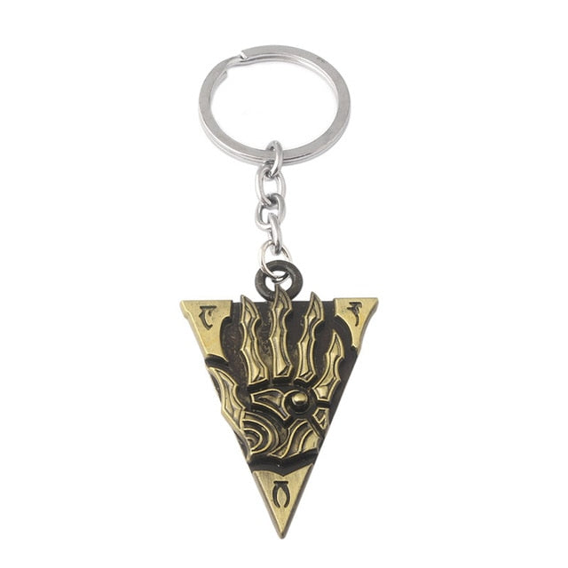 SG The Elder Scrolls 5 Skyrim Amulet of Mara Arkay Morrowind Pendants Necklaces Dark Brotherhood Dinosaur Triangle Men Jewelry