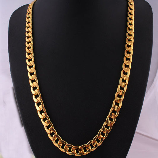 Punk Hip Cuban Link Gold Chain Rapper