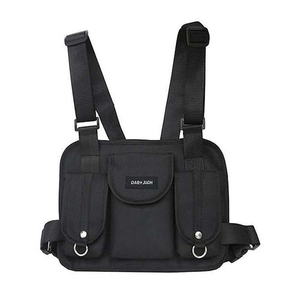 Hip Hop Streetwear Functional Tactical Chest Bag