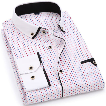 Male Social Business Dress Shirt