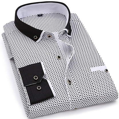 Male Social Business Dress Shirt