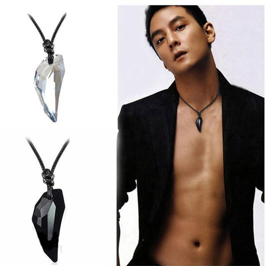 OCTBYNA Fashion Spike Wolf Tooth Crystal Pendant