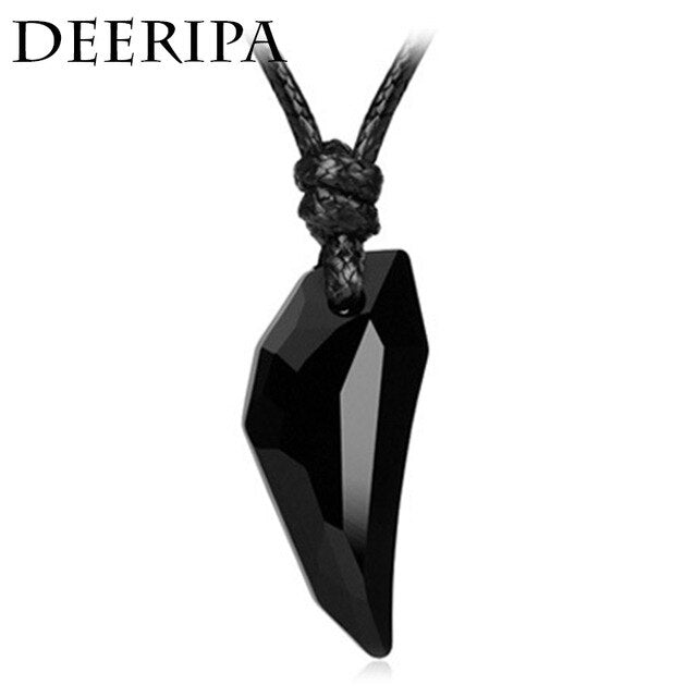 OCTBYNA Fashion Spike Wolf Tooth Crystal Pendant