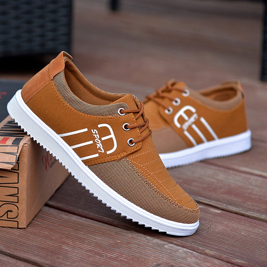 Brand Casual Shoes Men Breathable Canvas