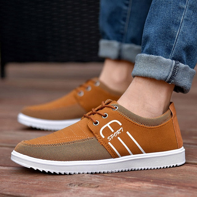 Brand Casual Shoes Men Breathable Canvas