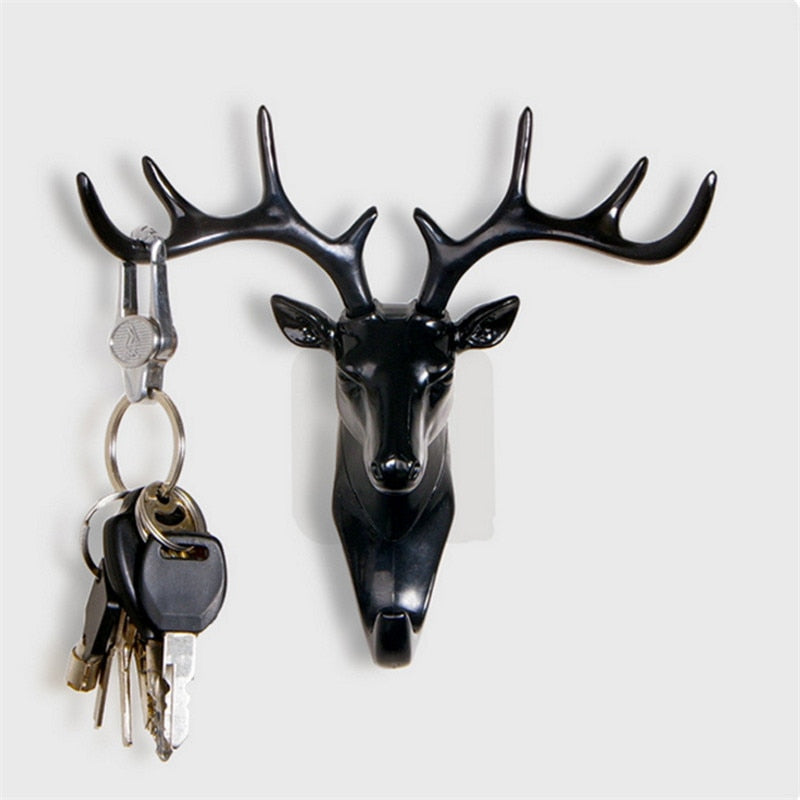 3D Deer Head Hook Holder