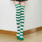 Overknee Anime Socks Striped Elastic Leggings