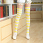 Overknee Anime Socks Striped Elastic Leggings