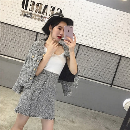 Tassel Single Breasted Jacket Coat