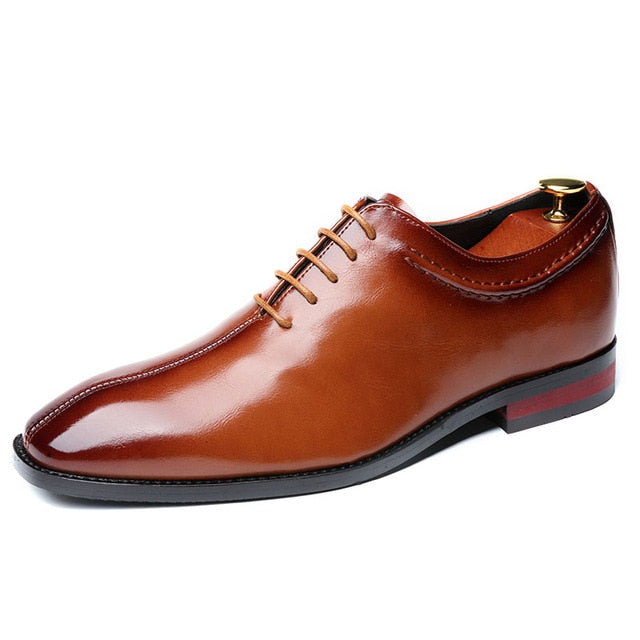 Men's Flat Party Leather Shoes 3 Color