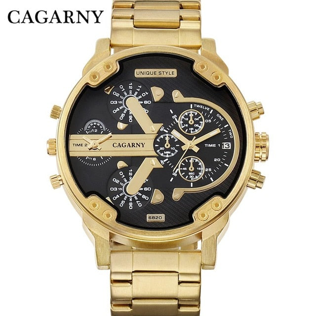 Top Brand Luxury Men Sport Quartz Clock