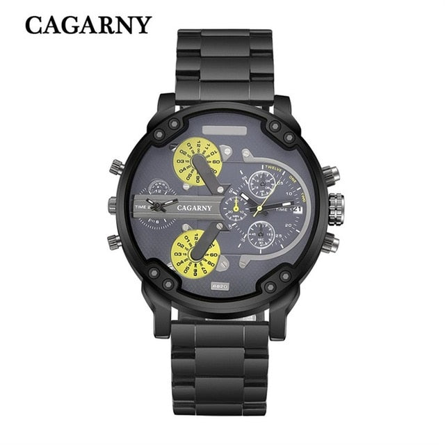 Top Brand Luxury Men Sport Quartz Clock