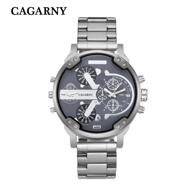 Top Brand Luxury Men Sport Quartz Clock