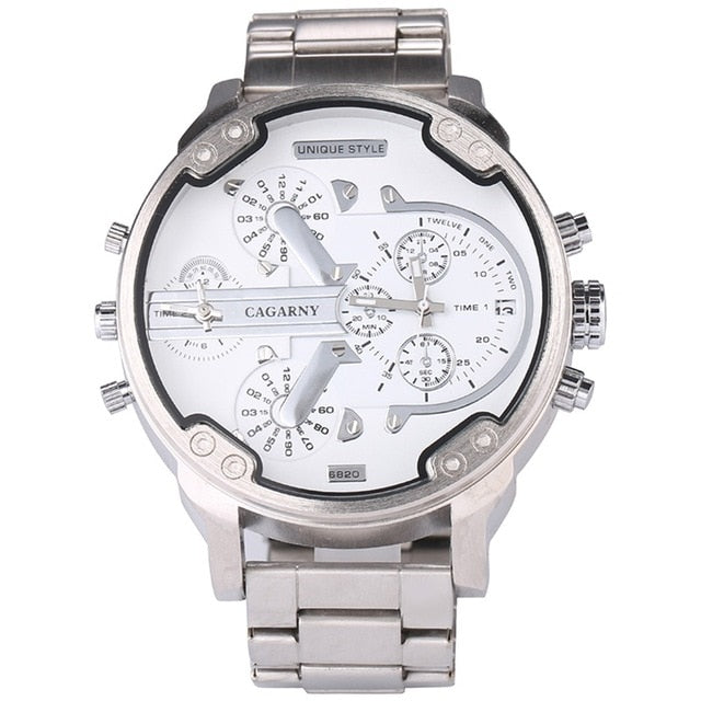 Top Brand Luxury Men Sport Quartz Clock