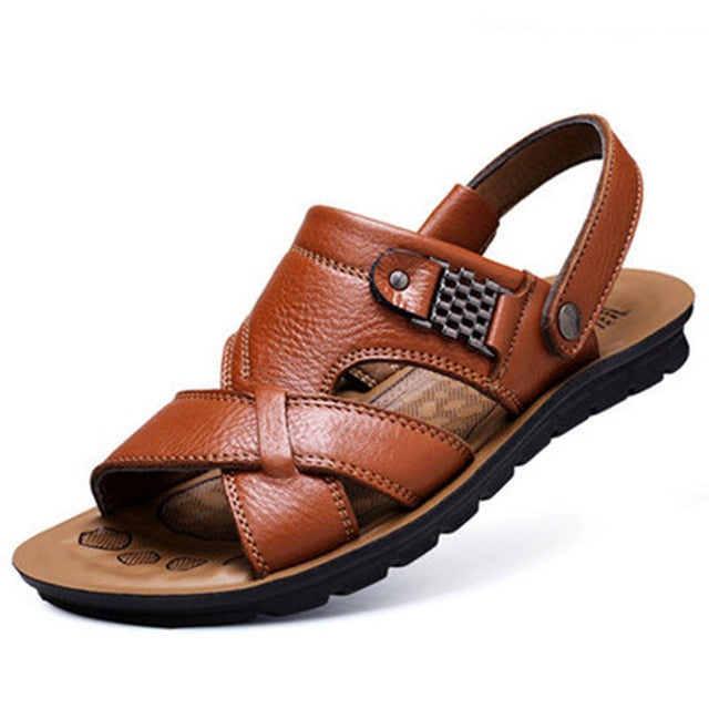 Men Genuine Leather Sandals