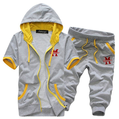 Men Set Short hoodies and Short pants