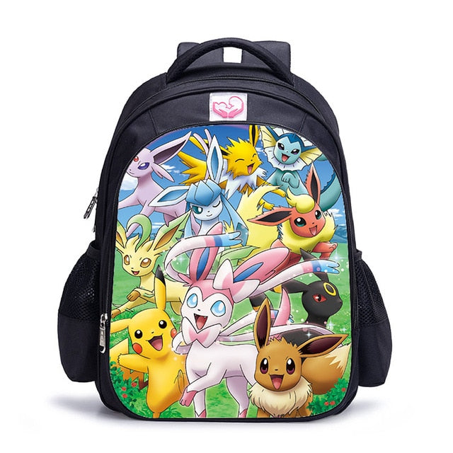 Pokemon Haunter Eevee Children School Bags